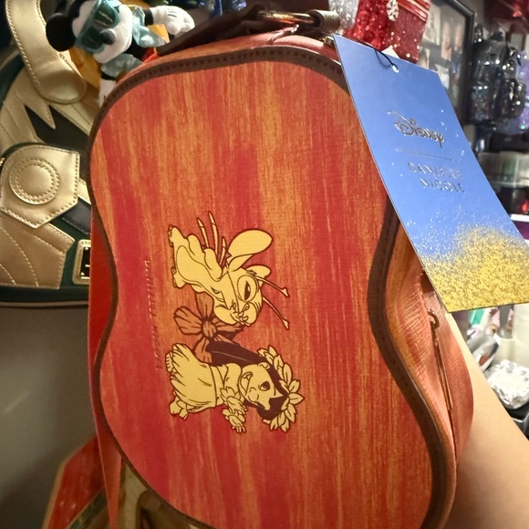 NWT Loungefly Lilo & Stitch Guitar Ukulele Crossbody Purse - Picture 2 of 3